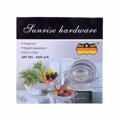 آبکش رومانتیک هوم مدل safi-6 r مجموعه 6 عددی