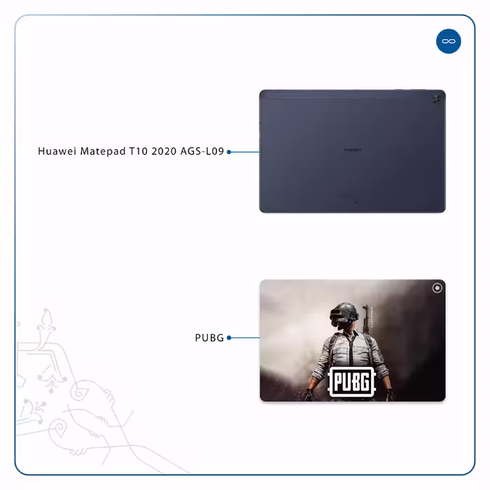 برچسب پوششی ماهوت مدل Pubg-Game مناسب برای تبلت هوآوی Matepad T10 2020 AGS-L09