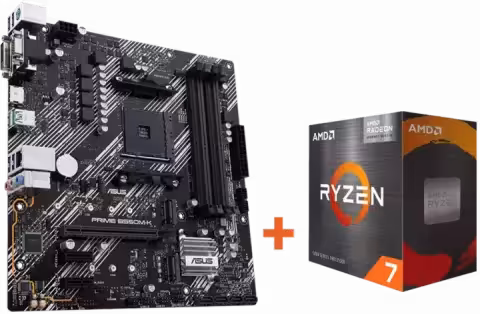 باندل مادربرد Asus Prime B550M-K به همراه پردازنده AMD Ryzen 7 5700G