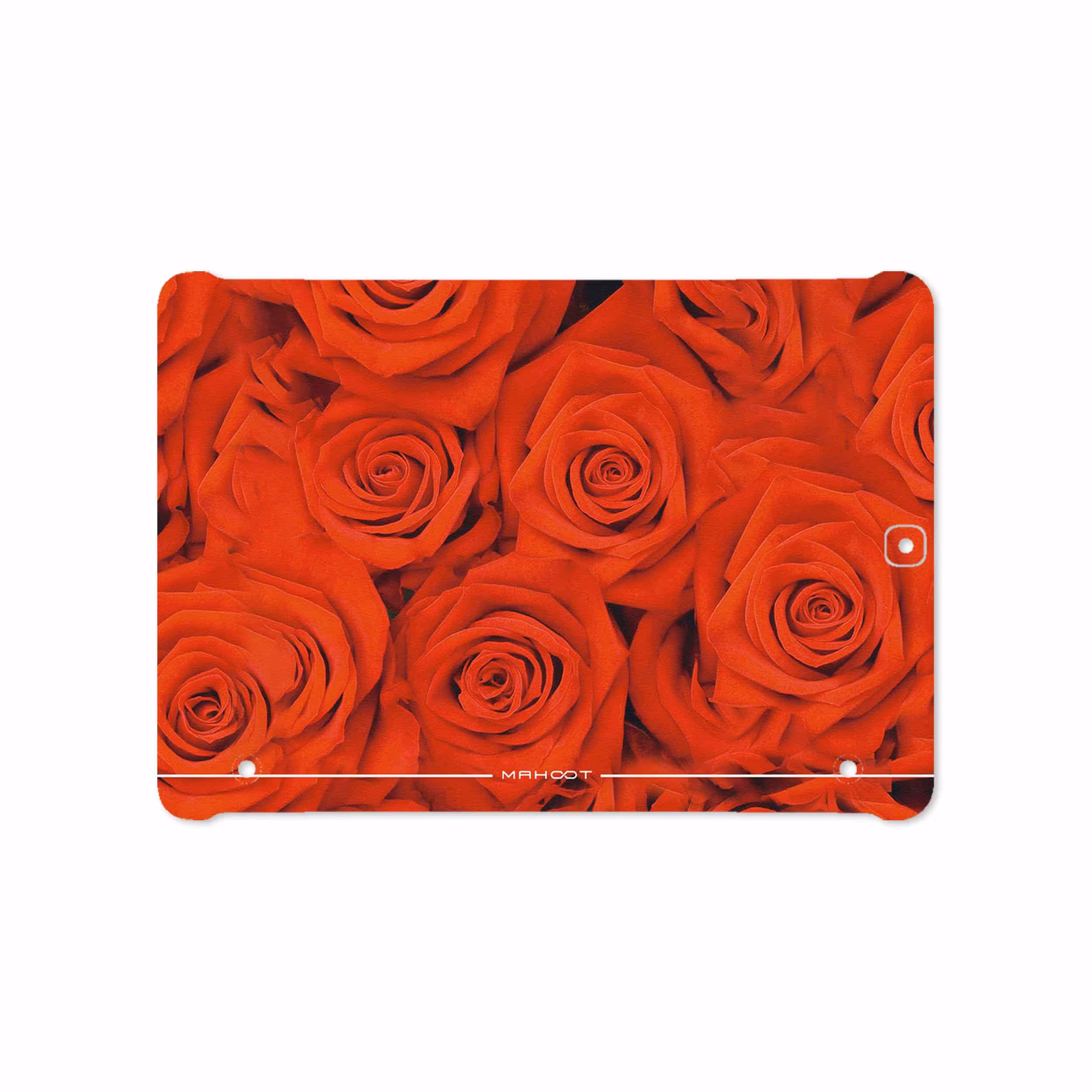 برچسب پوششی ماهوت مدل Red-Flower مناسب برای تبلت سامسونگ Galaxy Tab S2 9.7 2015 T810