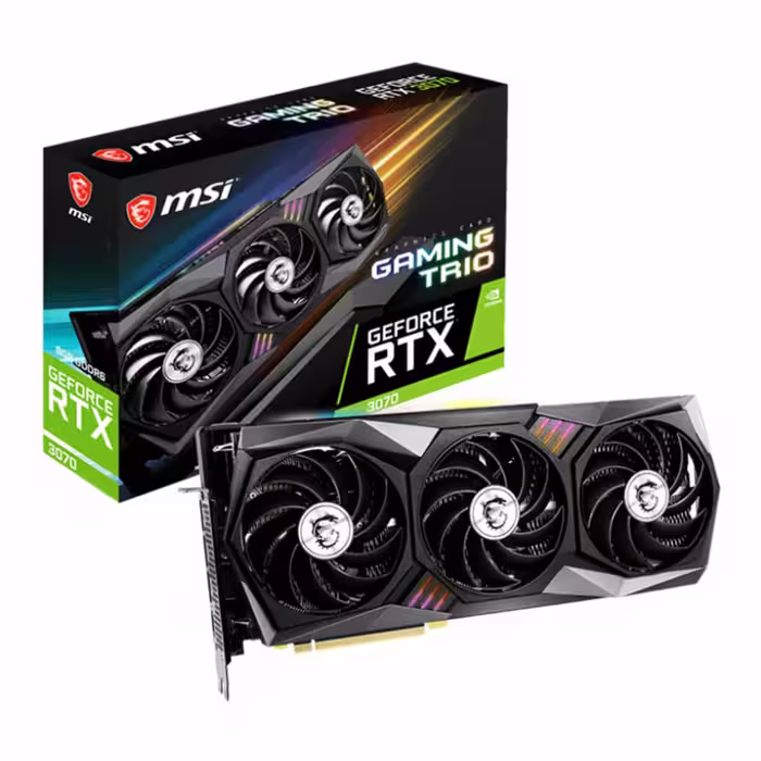 کارت گرافیک ام اس آی GeForce RTX 3070 GAMING TRIO