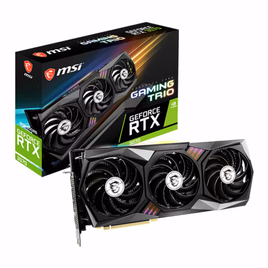 کارت گرافیک ام اس آی GeForce RTX 3070 GAMING TRIO