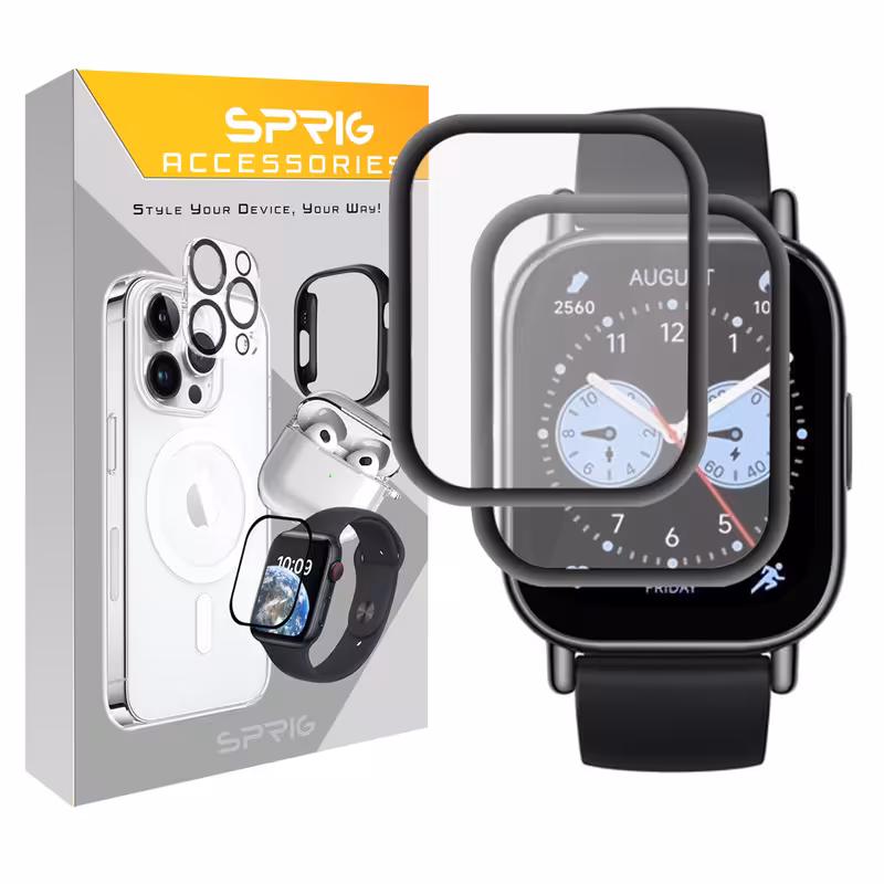 محافظ صفحه نمایش اسپریگ مدل Pmma-SPG مناسب برای ساعت هوشمند شیائومی Redmi Watch 5 Lite بسته دو عددی | کالا برتری