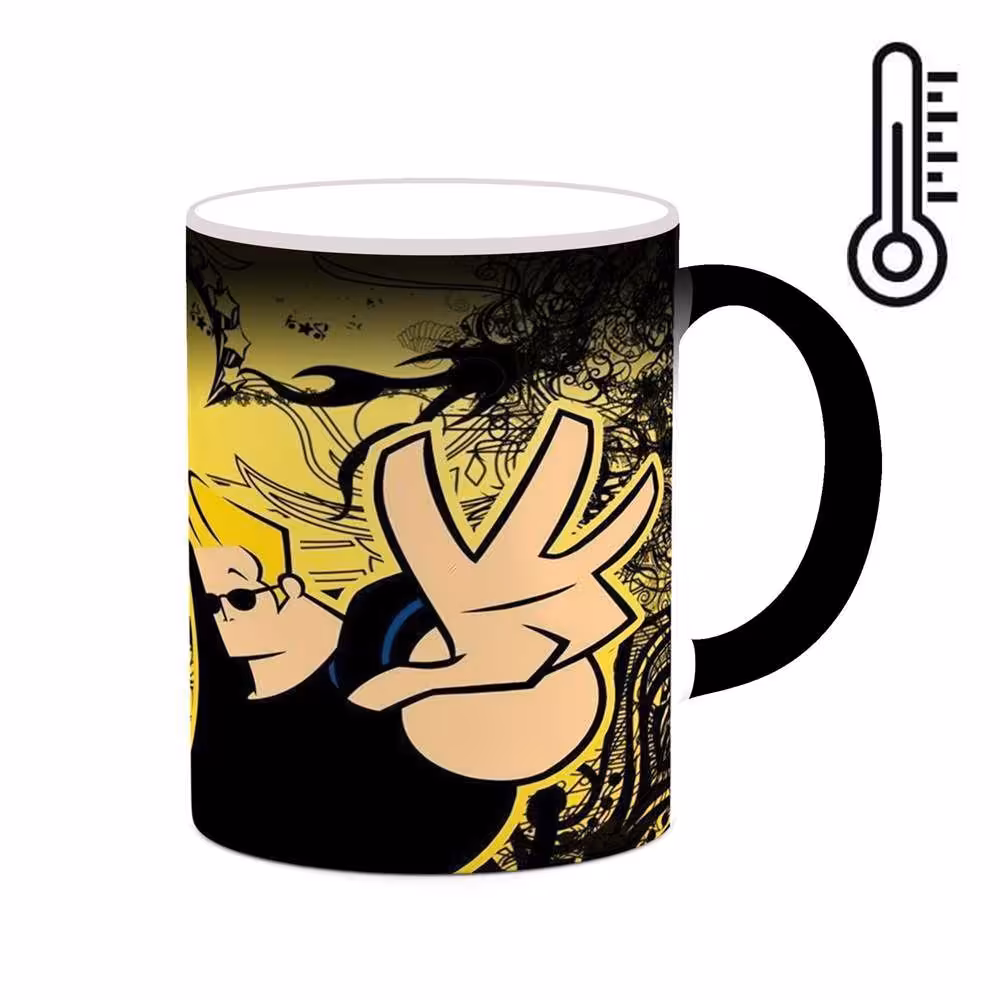 ماگ حرارتی کاکتی طرح کارتون Johnny Bravo مدل mgh22698