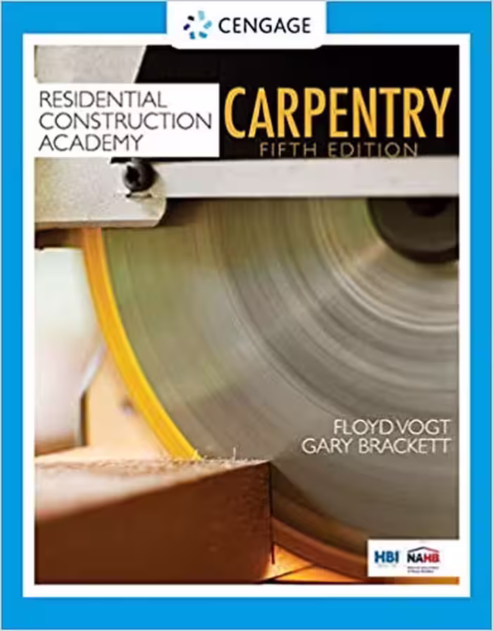 خرید و دانلود نسخه کامل کتاب Residential Construction Academy: Carpentry (5th Edition) - Pdf