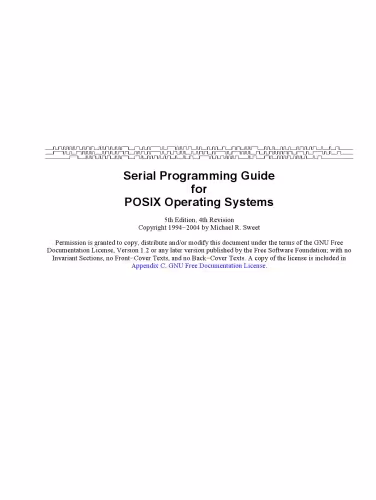 خرید و دانلود نسخه کامل کتاب Serial programming guide for POSIX operating systems