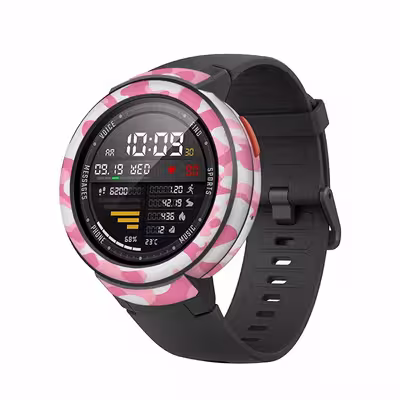 برچسب ماهوت طرح Army Pink مناسب برای ساعت هوشمند شیایومی Amazfit Verge