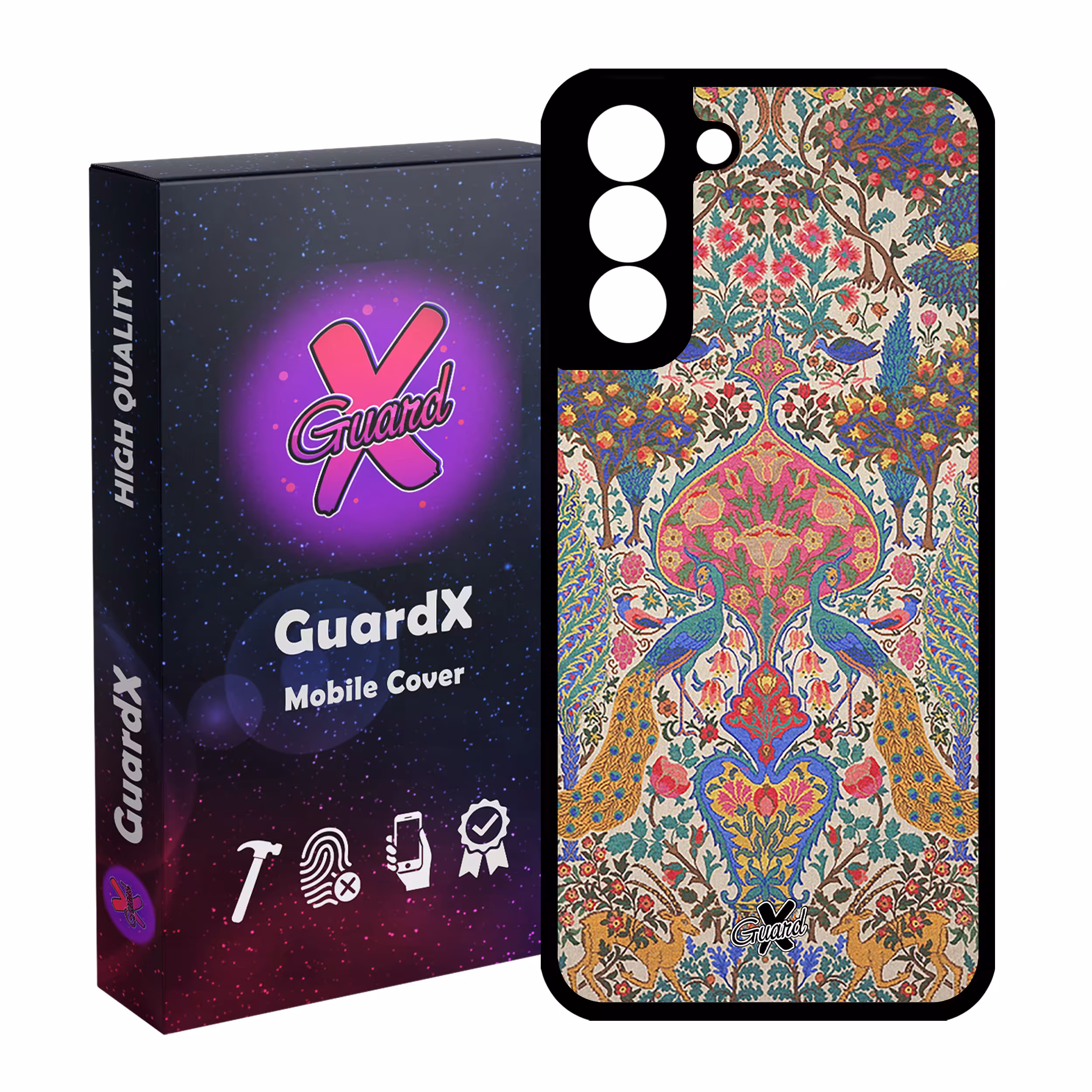کاور گارد ایکس طرح سنتی مدل Glass10225 مناسب برای گوشی موبایل سامسونگ Galaxy S21 FE