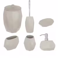 ست سرویس بهداشتی 6 پارچه نگین مدل Sahba کد 9613