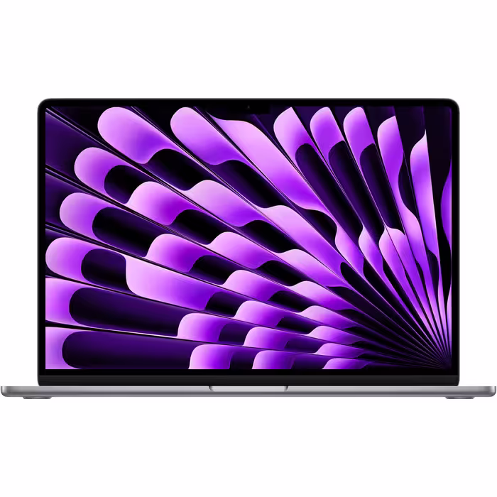 مک بوک ایر 15 اینچ 2024 سری M3 پردازنده 8core – 10core حافظه رم 16 گیگابایت هارد 512 گیگابایت خاکستری MXD13 - Hiapple.ir