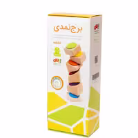 اسباب بازی فکری چوبی برج نمدی بیس