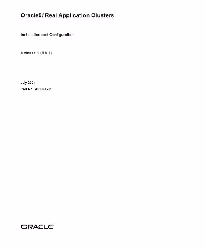 خرید و دانلود نسخه کامل کتاب Oracle 9i Real Application Clusters. Installation and Configuration
