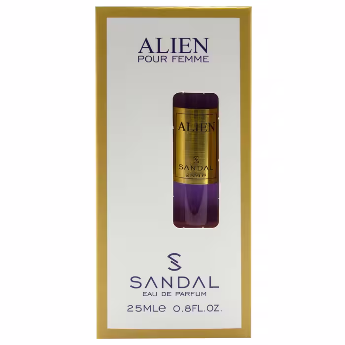 عطر جیبی زنانه صندل مدل ALIEN حجم 25 میلی لیتر
