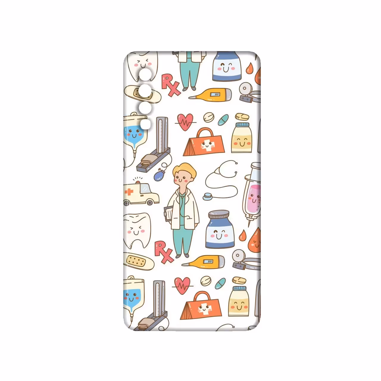 کاور مدل دندان پزشک کد 025 مناسب برای گوشی موبایل سامسونگ galaxy A50 / A50s / A30s 