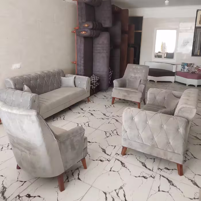 مبل7 نفره  راحتی چستر یونانی