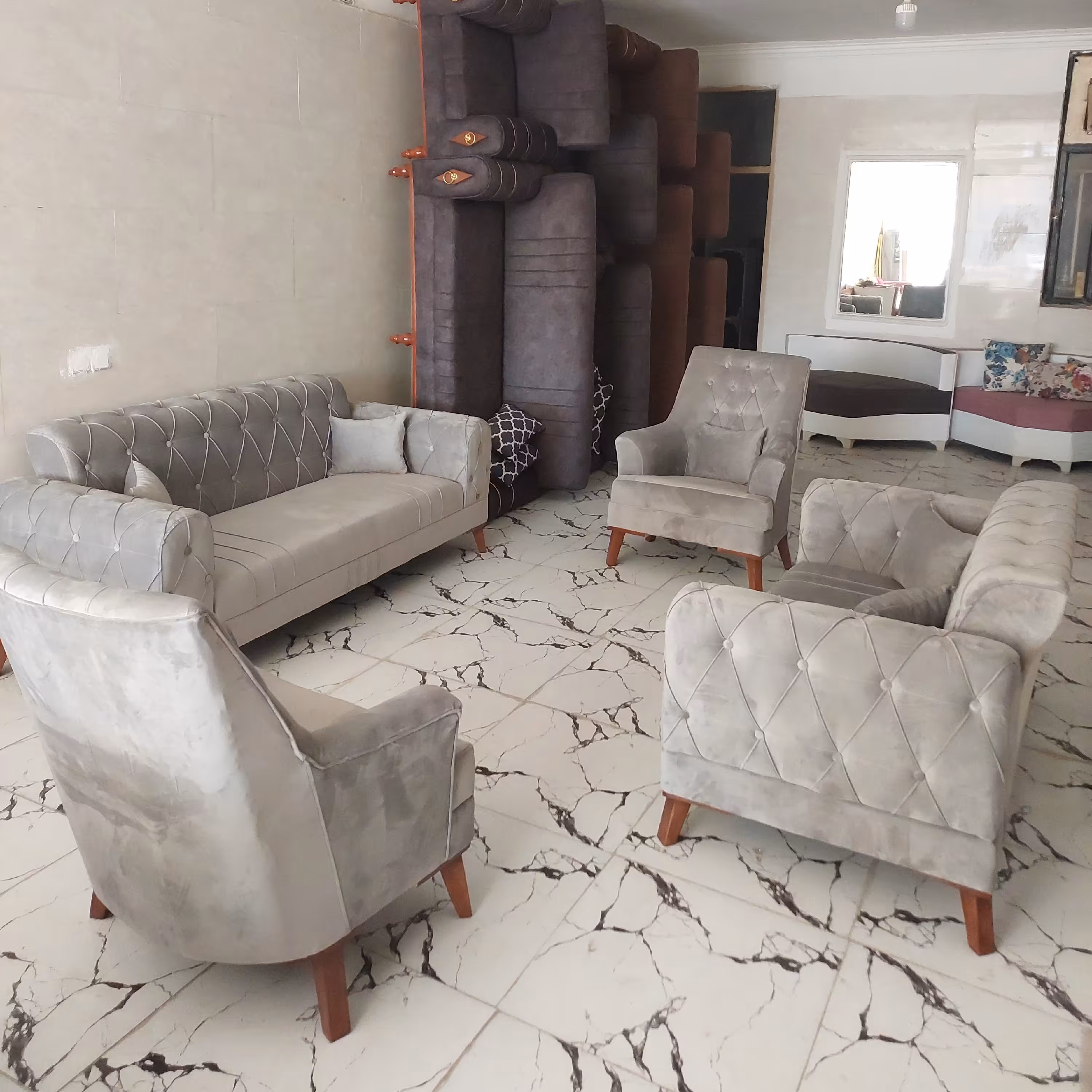 مبل7 نفره  راحتی چستر یونانی