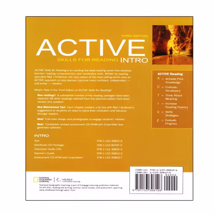 کتاب Active Skills For Reading Intro اثر Neil J Anderson انتشارات سپاهان 