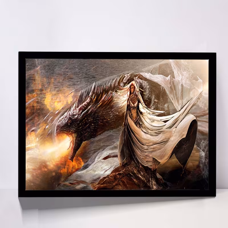 تابلو مدل daenerys | دنیای قاب