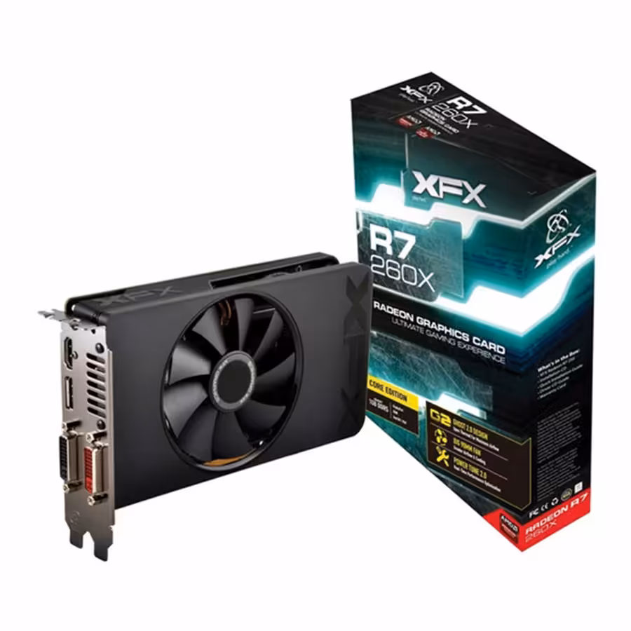 کارت گرافیک ایکس اف ایکس Radeon R7 260X Core Edition 2GB DDR5