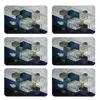 زیربشقابی طرح مدرن کد 8603 بسته 6 عددی