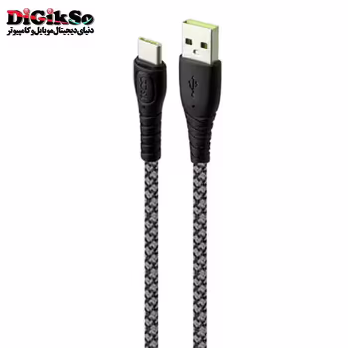 کابل کنفی تایپ سی به USB تسکو مدل TC C206 به طول 1 متر