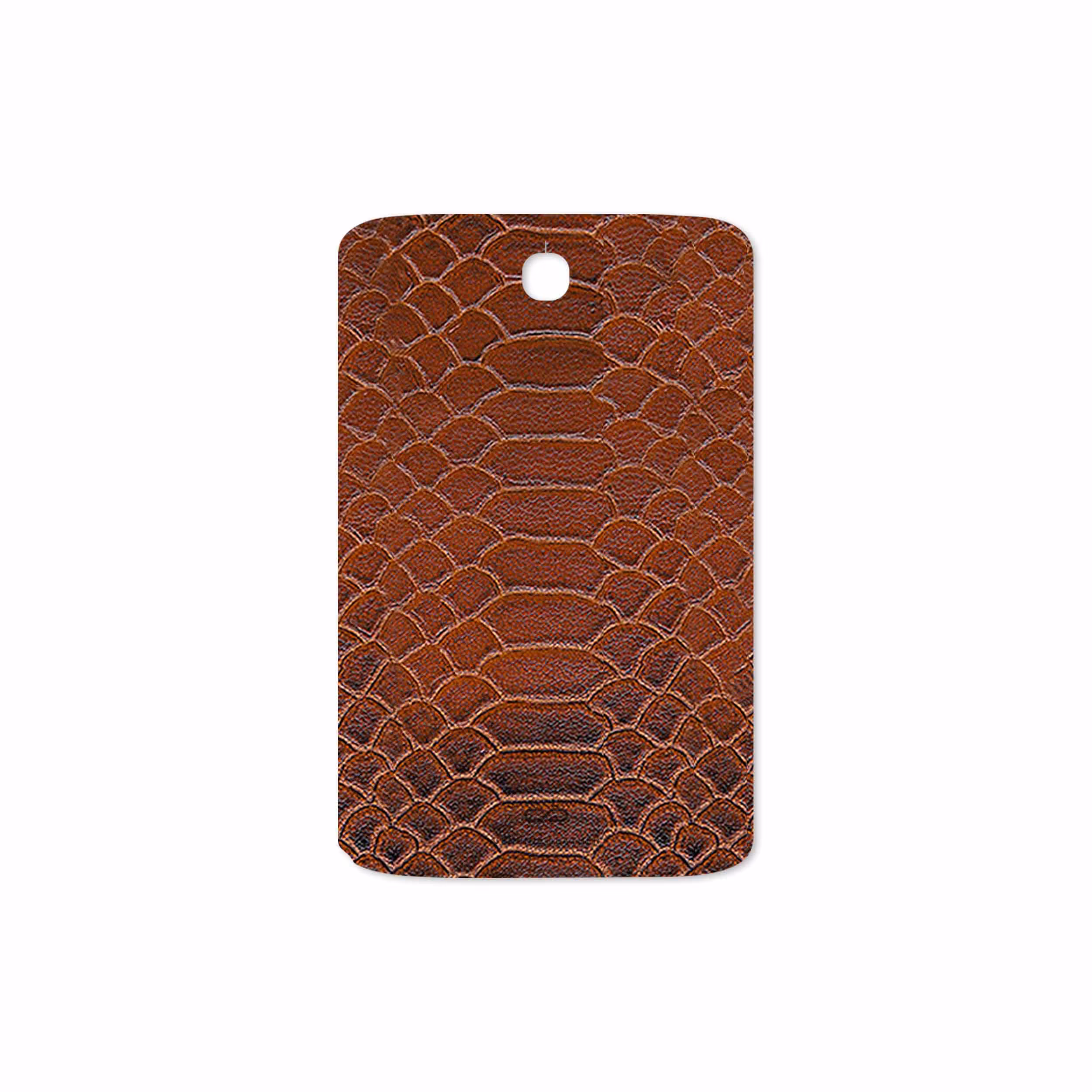 برچسب پوششی ماهوت مدل Brown-Snake-Leather مناسب برای تبلت سامسونگ Galaxy Note 8.0 2013 N5100