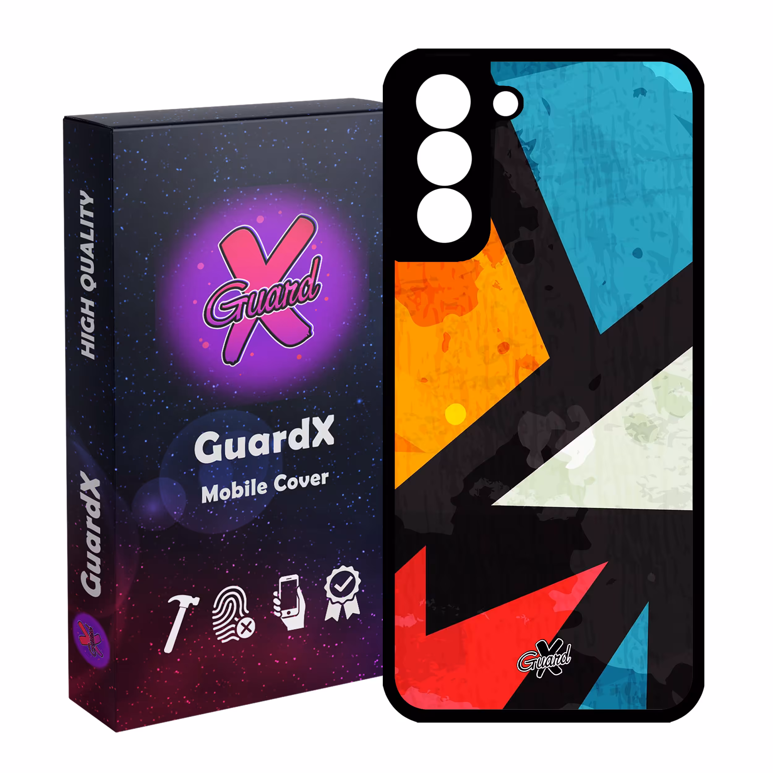 کاور گارد ایکس طرح Colors مدل Glass10176 مناسب برای گوشی موبایل سامسونگ Galaxy S21
