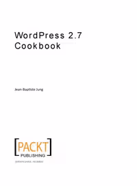 خرید و دانلود نسخه کامل کتاب WordPress 2.7 cookbook