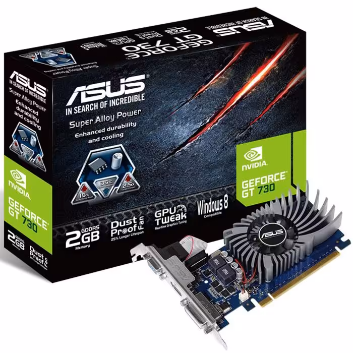 کارت گرافیک ایسوس مدل GT730 حافظه 2GB