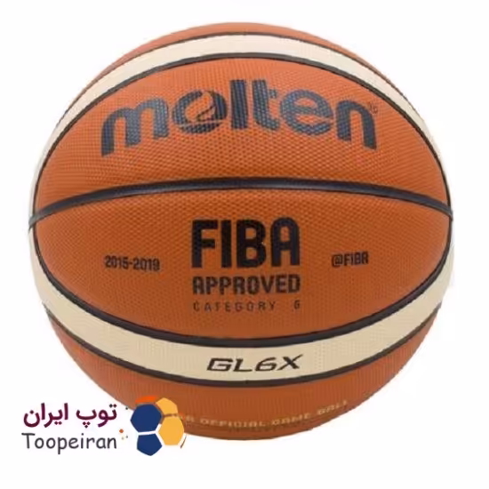 توپ بسکتبال طرح چرمی سایز 6مولتن gl6x