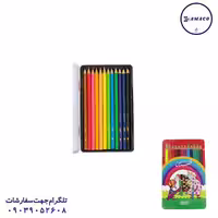 مداد رنگی 12 فلز شکرستان