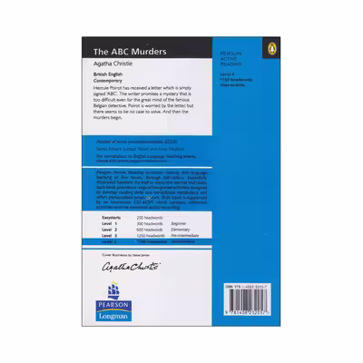 کتاب Penguin Active Reading 4 The ABC Murders اثر Agatha Christie انتشارات الوندپویان