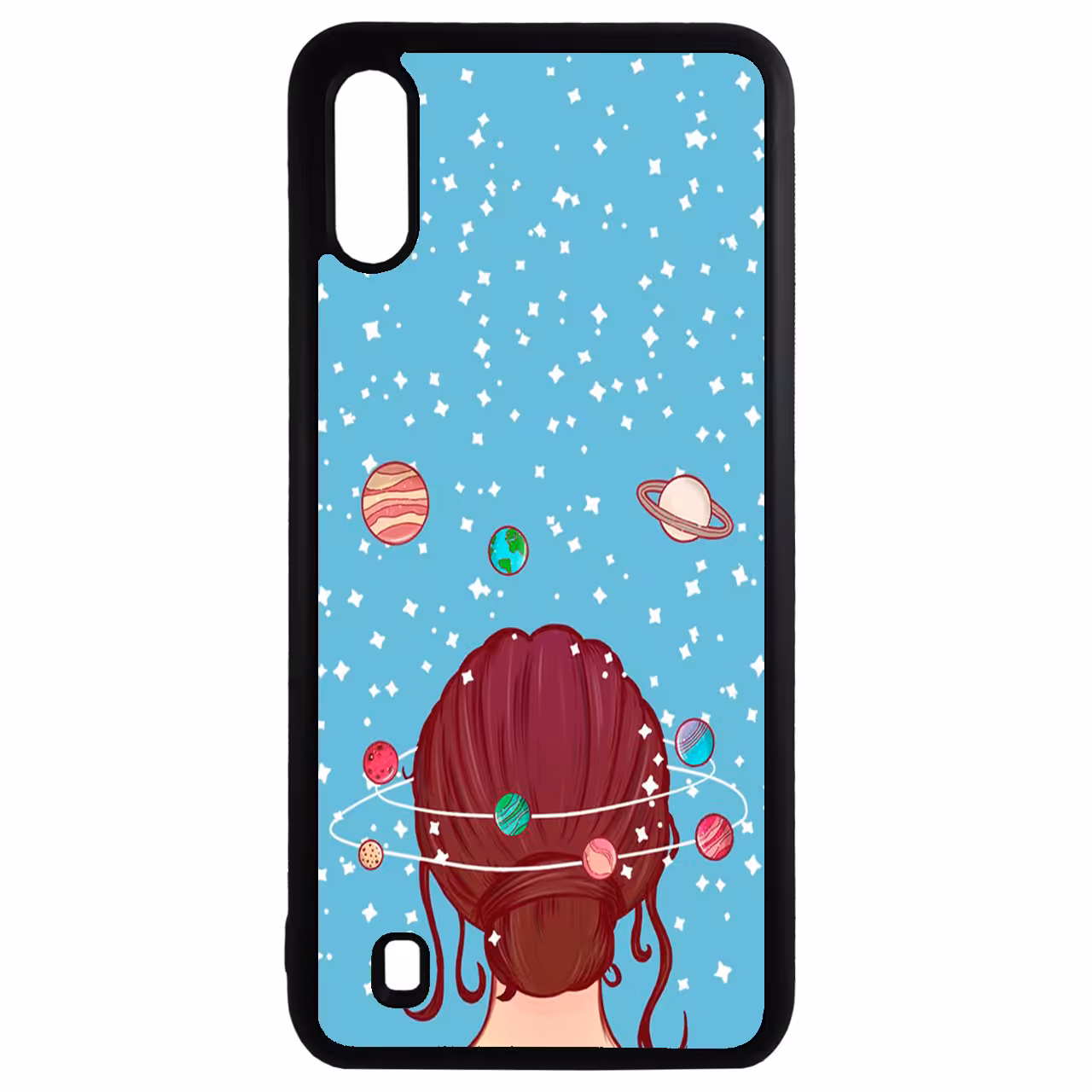 کاور طرح دختر کد 110646 مناسب برای گوشی موبایل سامسونگ galaxy a01