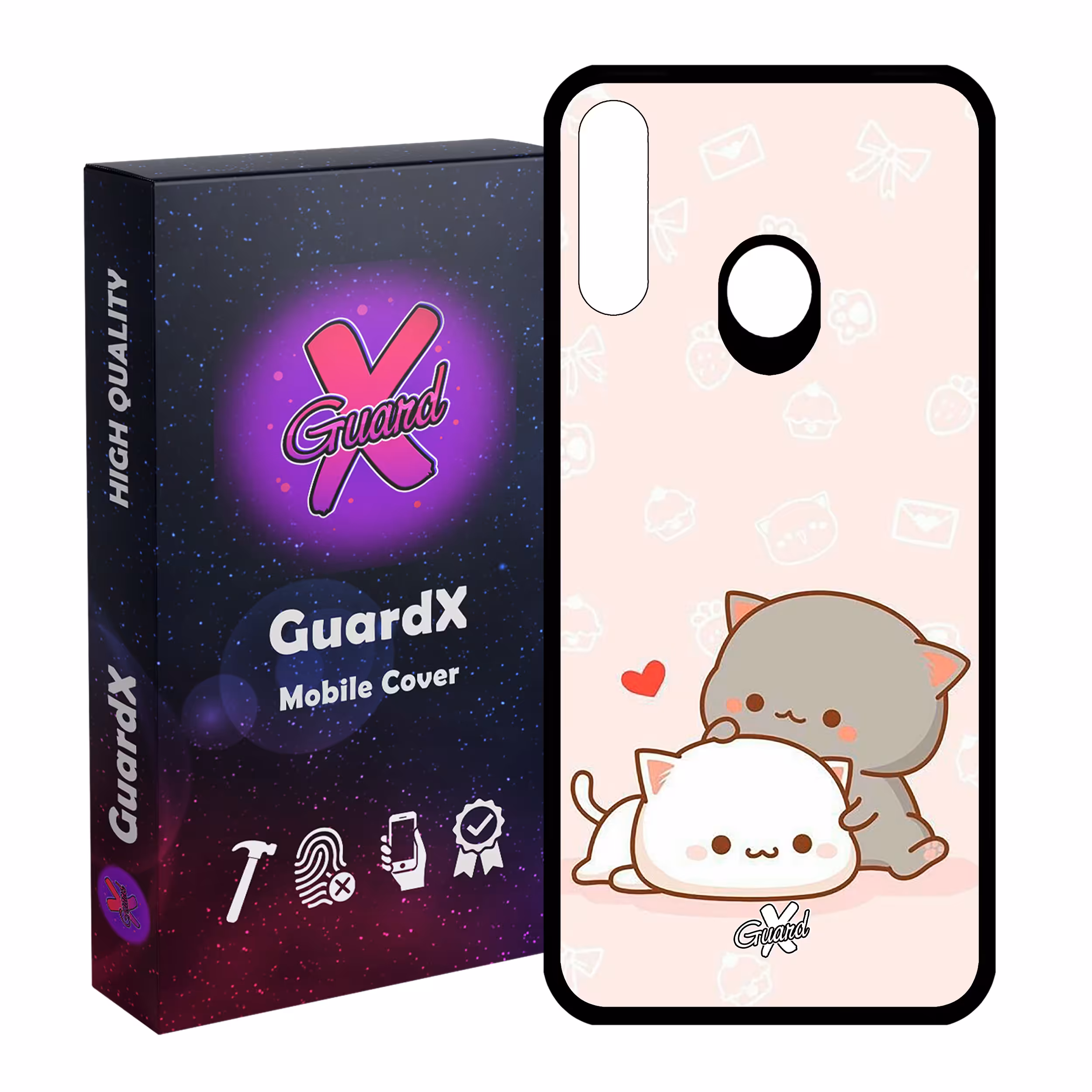 کاور گارد ایکس طرح Love مدل Glass10372 مناسب برای گوشی موبایل سامسونگ Galaxy A20s