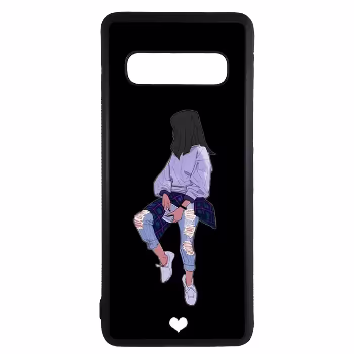 کاور طرح دختر کد 11050646 مناسب برای گوشی موبایل سامسونگ galaxy s10 plus