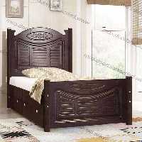 تخت تک نفره چوبی نگین T124