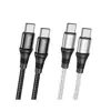 کابل USB-C به USB-C هوکو مدل X50 100W طول 1 متر