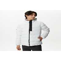 کاپشن سفید مردانه مانتو کلاهدار اورجینال Lacoste