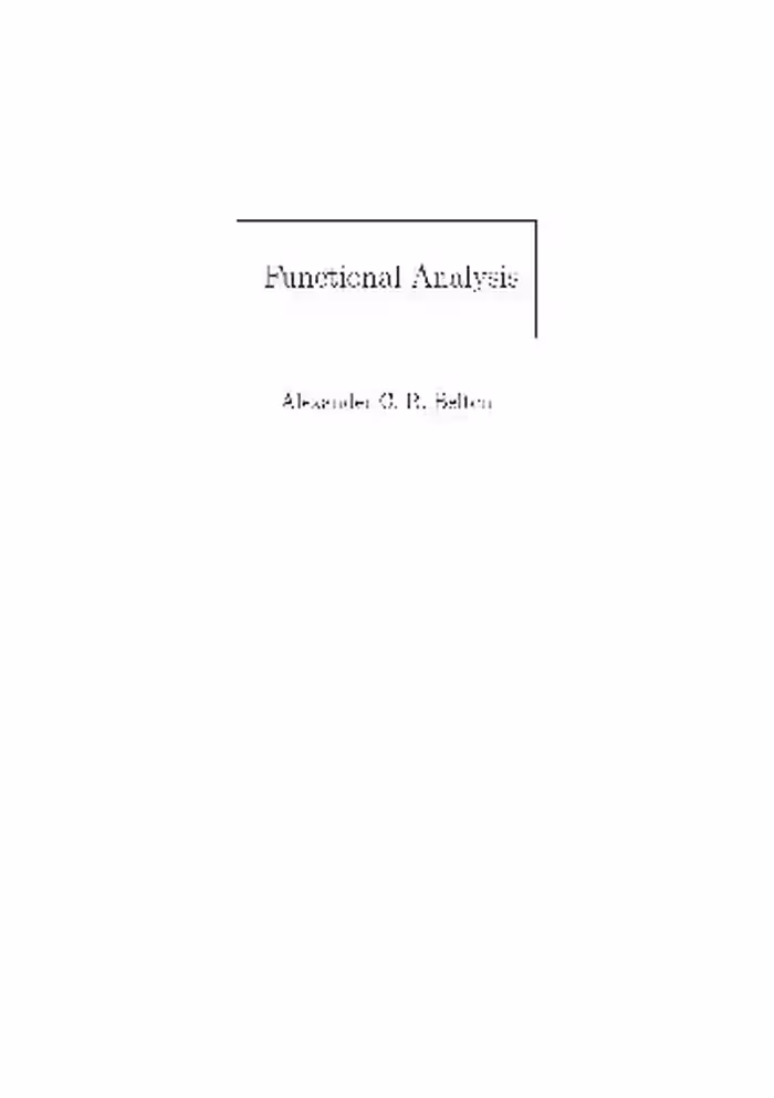 خرید و دانلود نسخه کامل کتاب Functional analysis