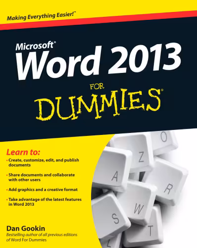 خرید و دانلود نسخه کامل کتاب Word 2013 for dummies