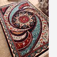 گلیم فرش پرزدار ماشینی کاشان6متری کد 1070(هزینه ارسال باخریداروپس کرایه میباشد)