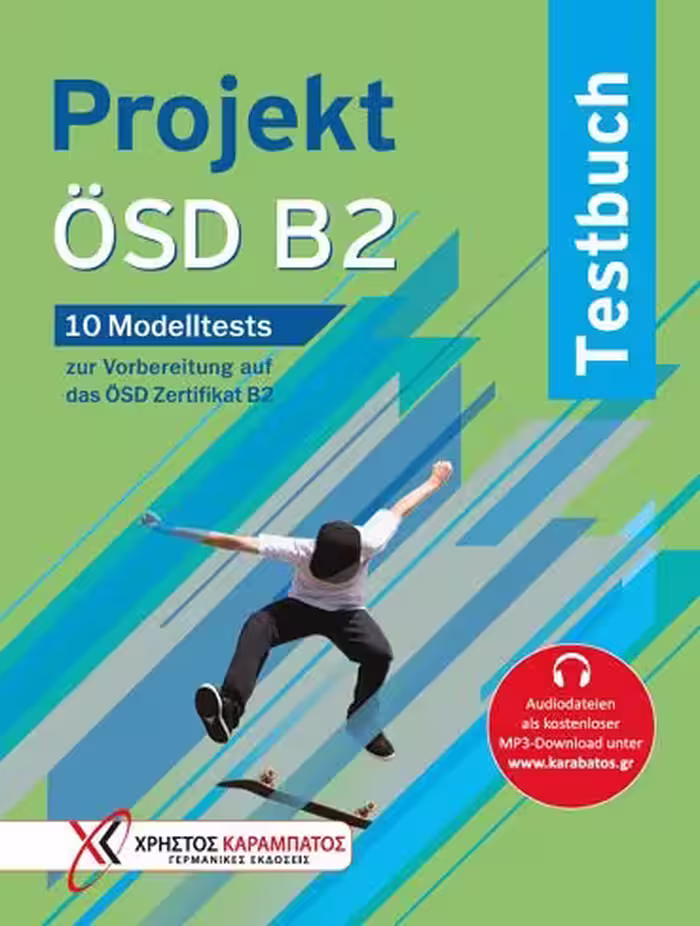 Projekt ÖSD B2 10 Modelltests zur Vorbereitung auf das ÖSD Zertifikat B2 / Testbuch CD(سیاه و سفید)