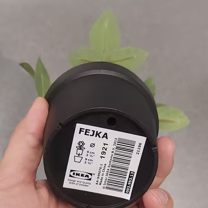 گلدان به همراه گل مصنوعی ایکیا مدل 003.953.13 Fejka