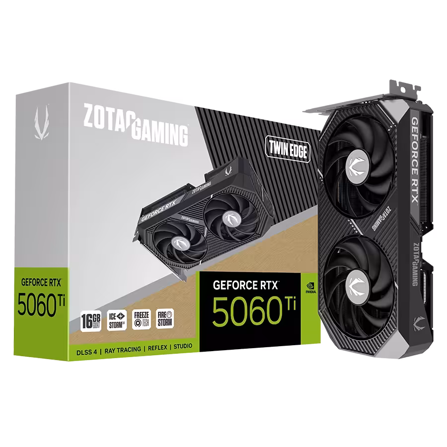 کارت گرافیک زوتک Gaming RTX 5060 Ti 16GB Twin Edge | فروشگاه گیمینگ تکاف