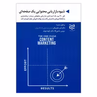 کتاب شیوه بازاریابی محتوایی یک صفحه ای اثر پرافول شارما انتشارات ادیبان روز