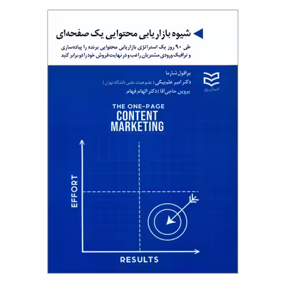کتاب شیوه بازاریابی محتوایی یک صفحه ای اثر پرافول شارما انتشارات ادیبان روز