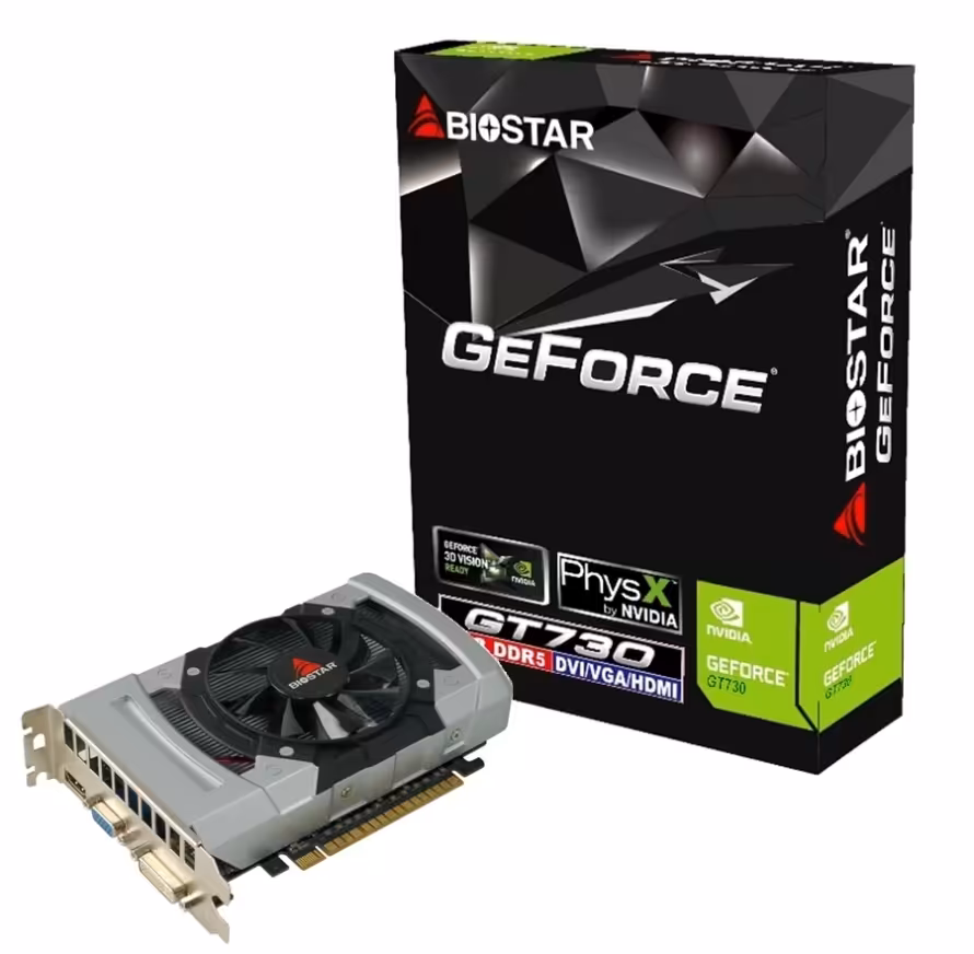 کارت گرافیک بایواستار GT 730 1GB 64bit