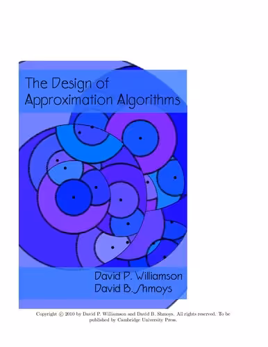 خرید و دانلود نسخه کامل کتاب The Design of Approximation Algorithms