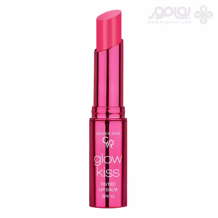 بالم لب رنگی گلدن رز مدل GLOW KISS شماره 03 رنگ BERRY PINK