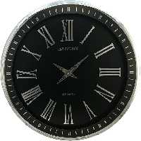 ساعت دیواری آرتمیس کد 2036 Silver Black نقره ای مشکی